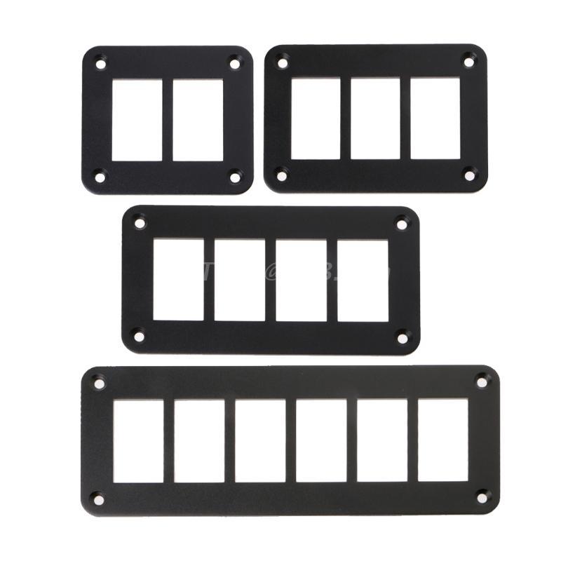

Parts 2/3/4/6 Way Aluminum Rocker Switch Panel Housing Holder FOR ARB Carling Narva Boat Type Auto Switches Accessories
