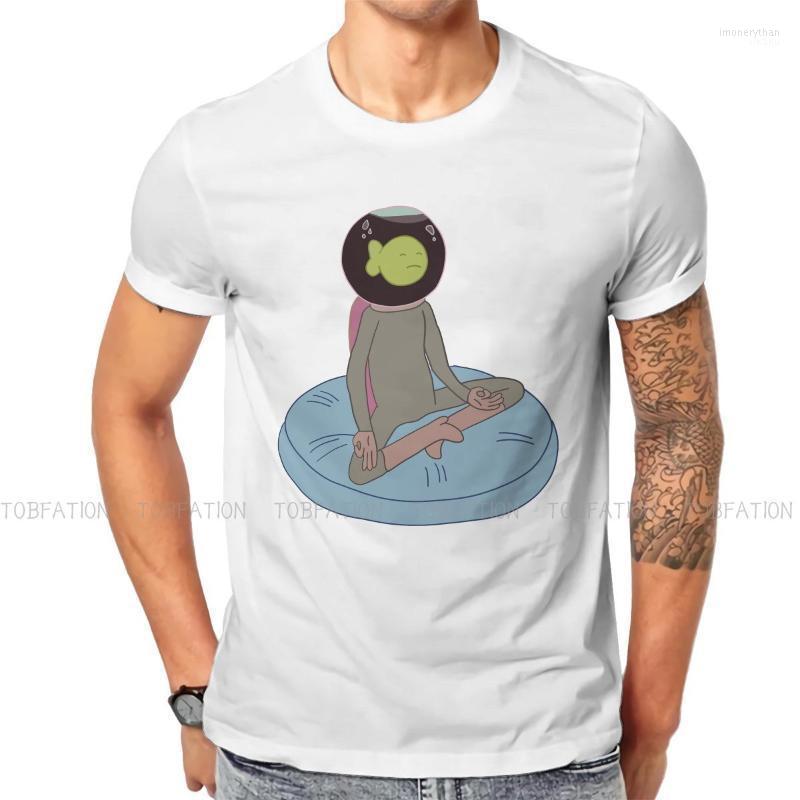 

Men' T-Shirts Midnight Gospel Darryl The Ceremonial Magic Fish Man Tshirt Classic Gothic Streetwear Tops Large Cotton Crewneck T Shirt Imon, Pink