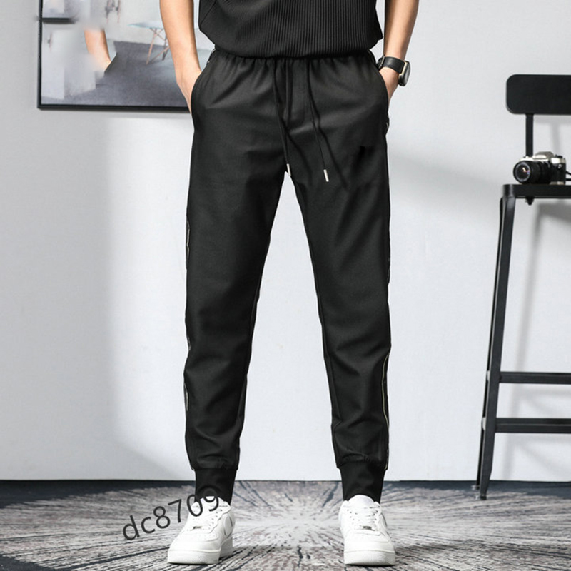 Fashion Mens Designer Pants Casual Men Women Black White Joggers Track Pant Luxury Hip Hop Elastic Waist Trousers Sportswear 99-image-767401807