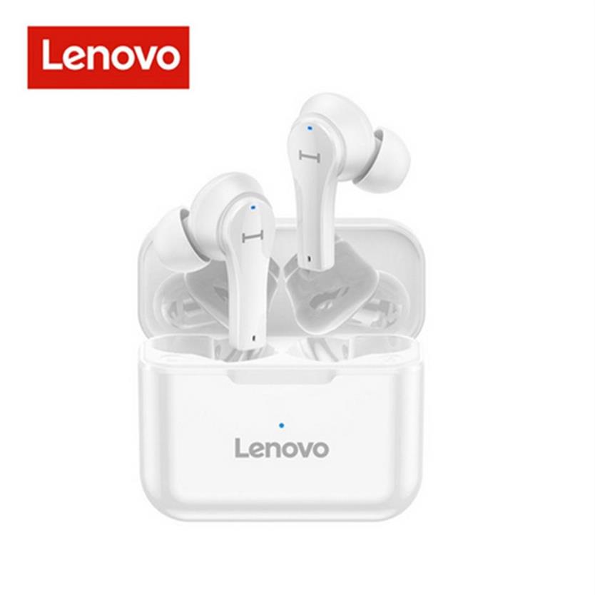 

Authentic Lenovo QT82 TWS Wireless Bluetooth Earphone Touch Control EarBuds Headphone Voice Calls Sport Headset Noise Cancelling w236M, White