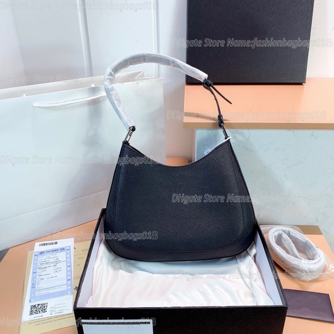 

Cleo Saffiano Leather Shoulder Bag Womens Luxurys Business Handle Bag Designer Cross Body Shopping Handbag Message Bags