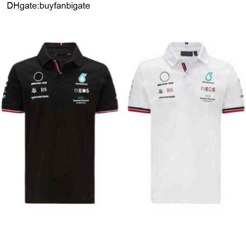 Designer Luxury Petronas Men's t Shirts Mercedes Top F1 Formula One Racing Polos Women Casual Short Sleeve T-shirts Benz Polo Lewis Hamilton