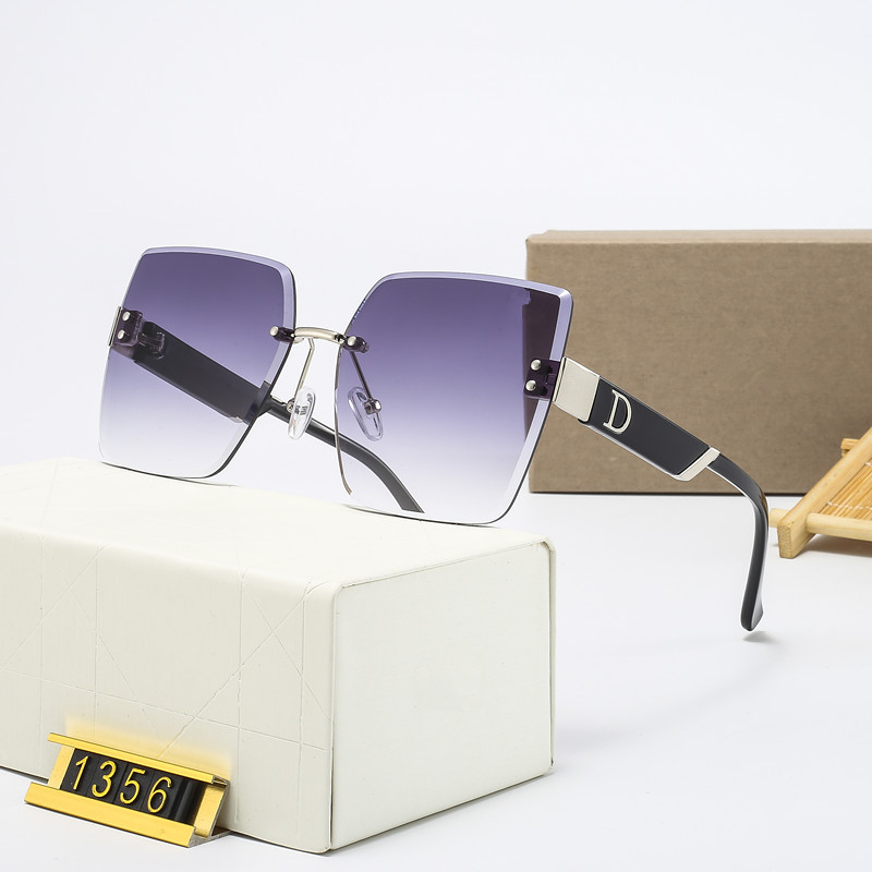 

Fashion Luxury Brand Rimless Women Sunglasses For Men Vintage Designer Sun Glasses Square Red Shades UV400 Eyewear Wholesale