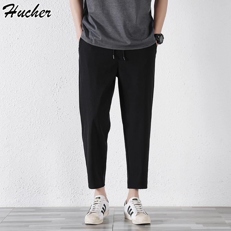 

Men's Pants Huncher Mens Ice Silk Nylon Joggers Men 2022 Basic Summer Quick Dry Light Weight Sweatpants Elastic Trouser Casual Running Pants, Light grey pants