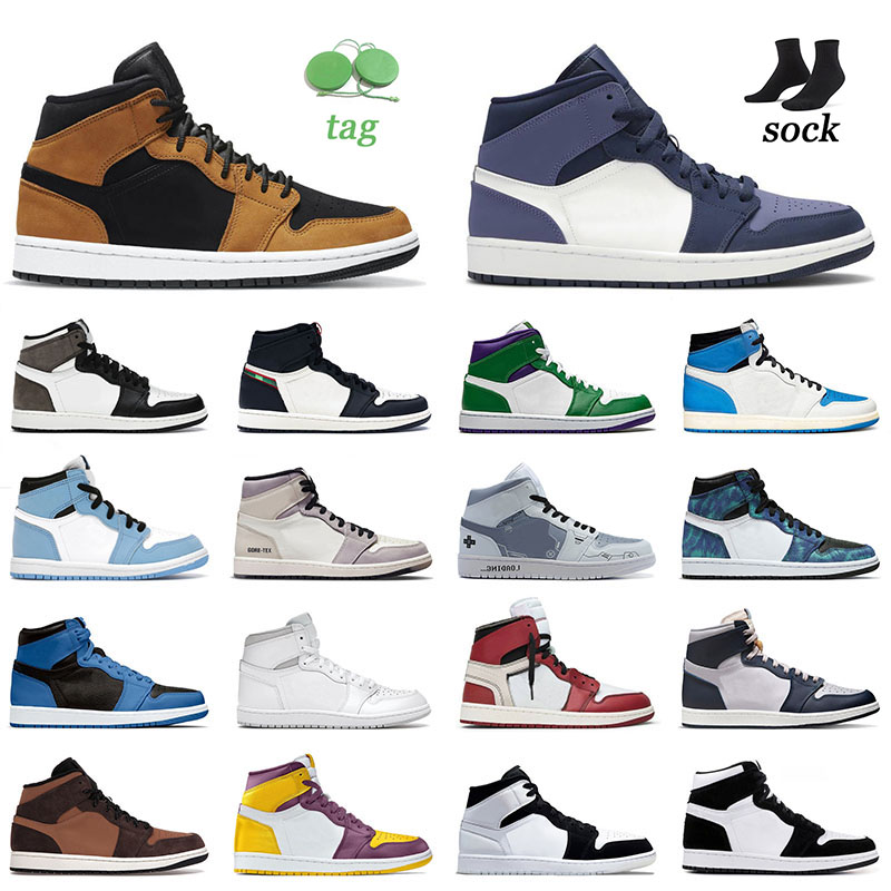 

aaa quality mens womens ankle boots Authentic jumpman 1 1s high og Trophy Room Chicago Fragment University Blue Element Light Bone Black Particle Neutral Grey Boot, A20 36-46 offfwhite red