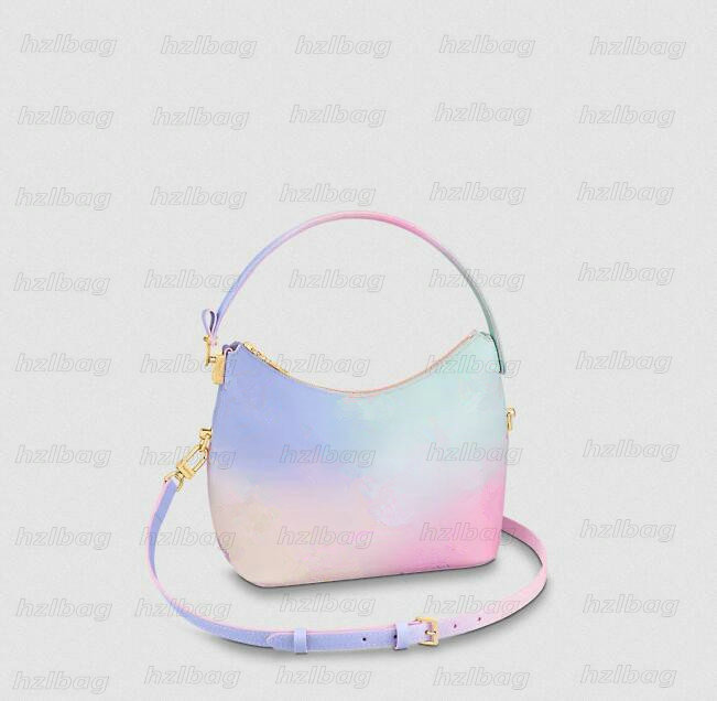 

Sunrise Marshmallow M46080 Hobo Bag Pastel Pink Coated Canvas Designer Woman Sunset Kaki colorful PM Handbag M59861 Cross Body Bag, Color 01