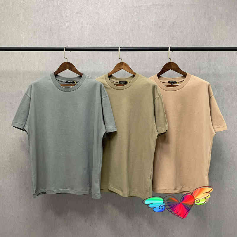 

2021 T-shirt Men Women High Quality Casual Season 6 Solid Cotton Tops Tee Something Loose Short Sleeve 5T220721