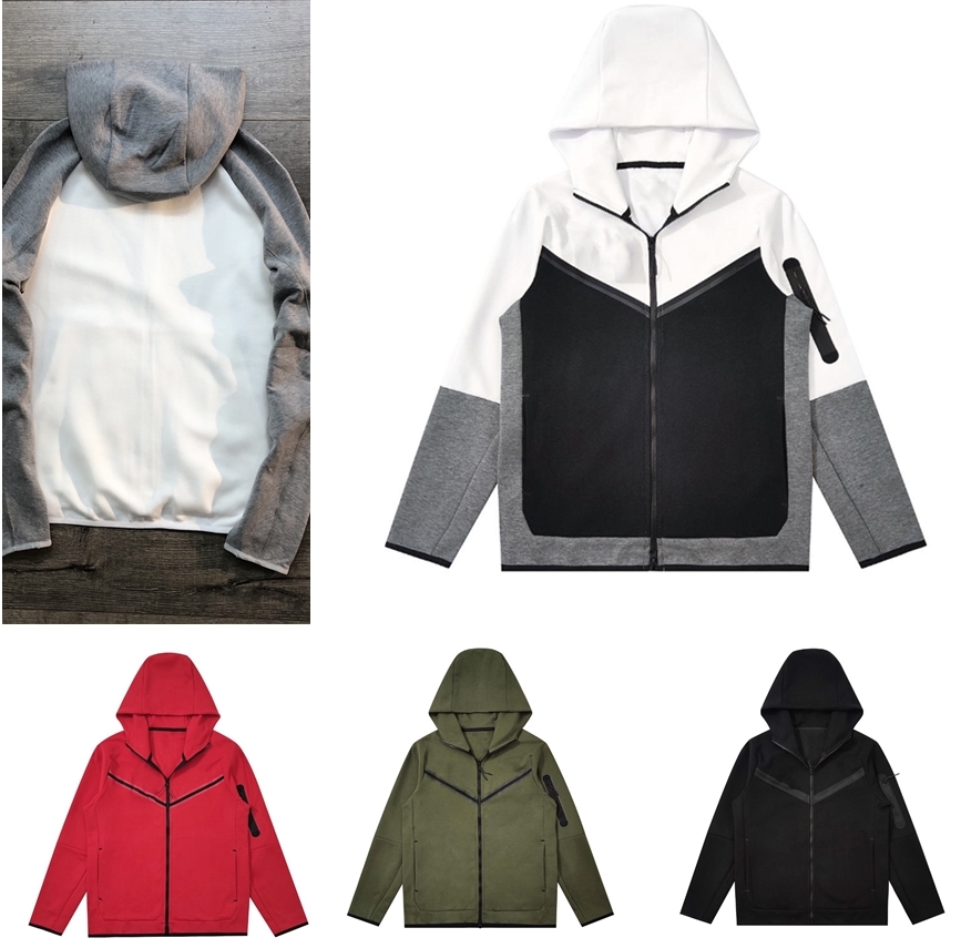 

Tech Fleece Mens Zipper Jacket Thick Hooded Mans Sports Sportswear Womens High Quality Hoodies Letter Print Outerwear Jackets Space Cotton, 10