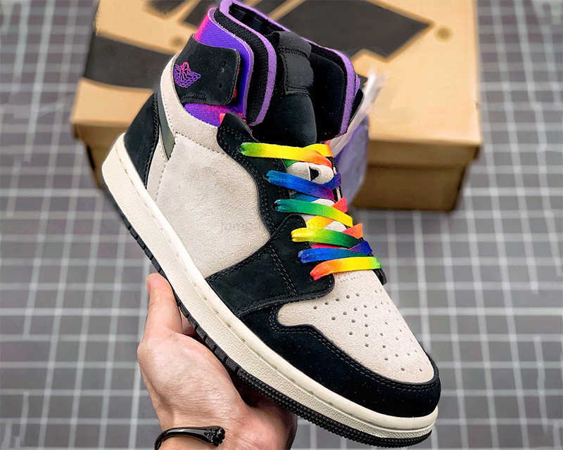 

High OG 1 Jumpman Womens Shoes Zoom-CMFT x Paris Mens Sports Sneakers With Box DB3610-105, #1