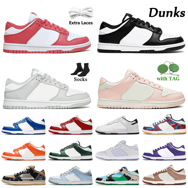 

Black Green Paisley 2022 Dunks Low Running Shoes SB Lows White Russet Cedar Dunksb Designer Platform Sneakers Dunkes UNC Coast Grey Parra Purple Women Mens Trainers, B47 coast 36-45