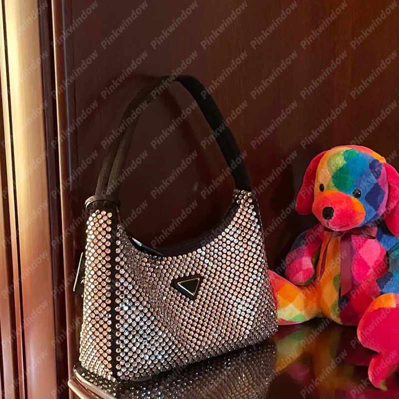 

2022 Womens Shoulder Bags Sparkle Handbags Luxurys Designers Bags Crossbody Bag Backpack Totes Half Moon Designers Purses Satin Hobo 2203162, Ship by fedex