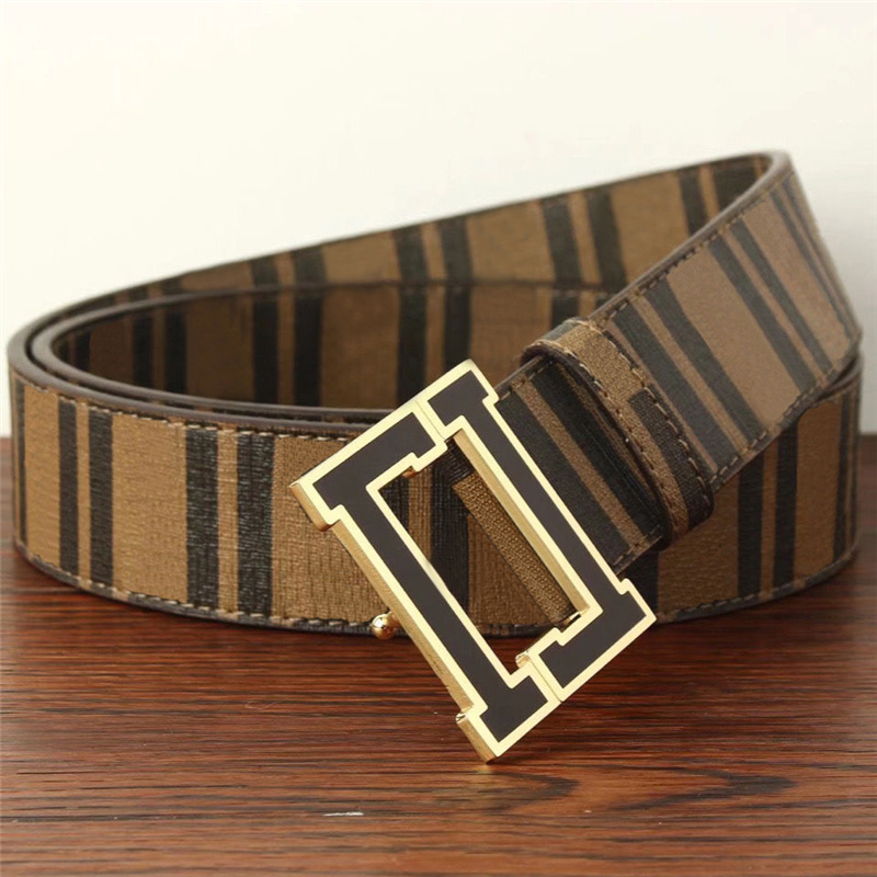 

Men Designer Belt Womens Belt Mens Belts Leather Black Belts Women Brand Letter Big Gold Buckle Men Classic Casual Waistband