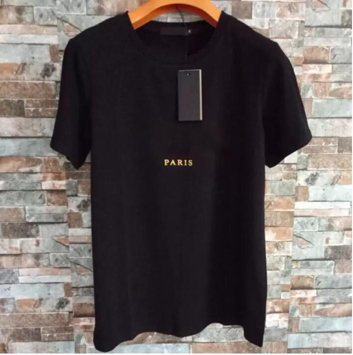 

Mens Letter Print T Shirts Black Fashion Designer Summer High Quality Top Short Sleeve Size S-XXL, 03