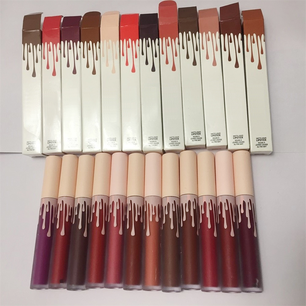 

Makeup Matte Lip Gloss Beautiful Non-stick Cup Natural Color 12 Colors Lipgloss, Mixed color