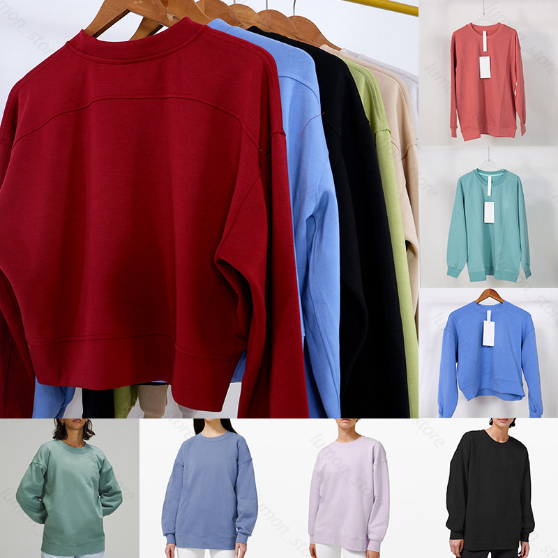 Yoga Hoodie perfectly oversized autumn womens Fashion Edition hoodies sweater sports round neck long sleeve casual loose Sweatshirts