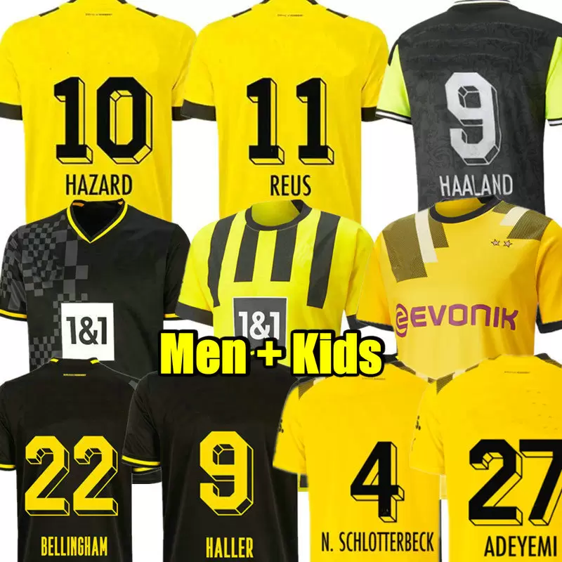 

HAALAND 4th dortmund soccer jersey player football shirts men kids 1990 Limited Edition, 22 23 kids2
