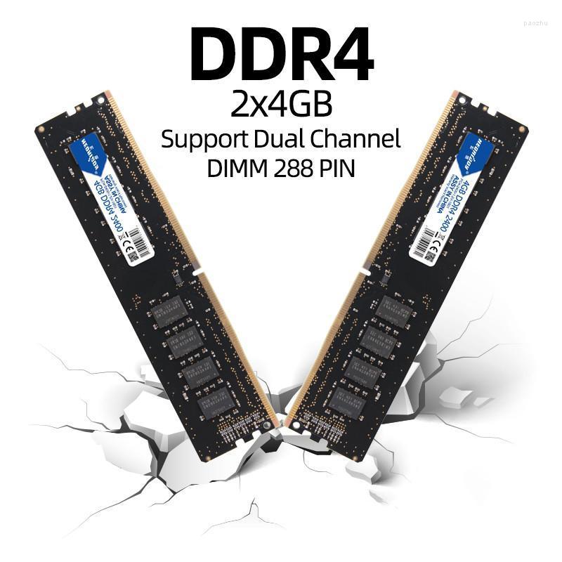 

RAMs Ddr4 8gb 2x4gb 2400 Mhz Ram Desktop MemoryRAMs