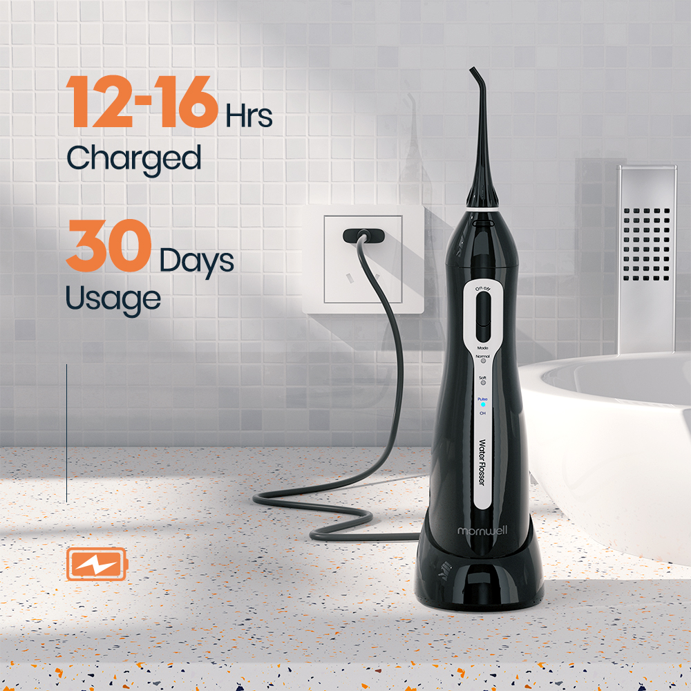 

Mornwell Water Flosser Oral Irrigator Portable Dental water jet water thread for teeth Dental floss Teeth whitening Home hqd Ra