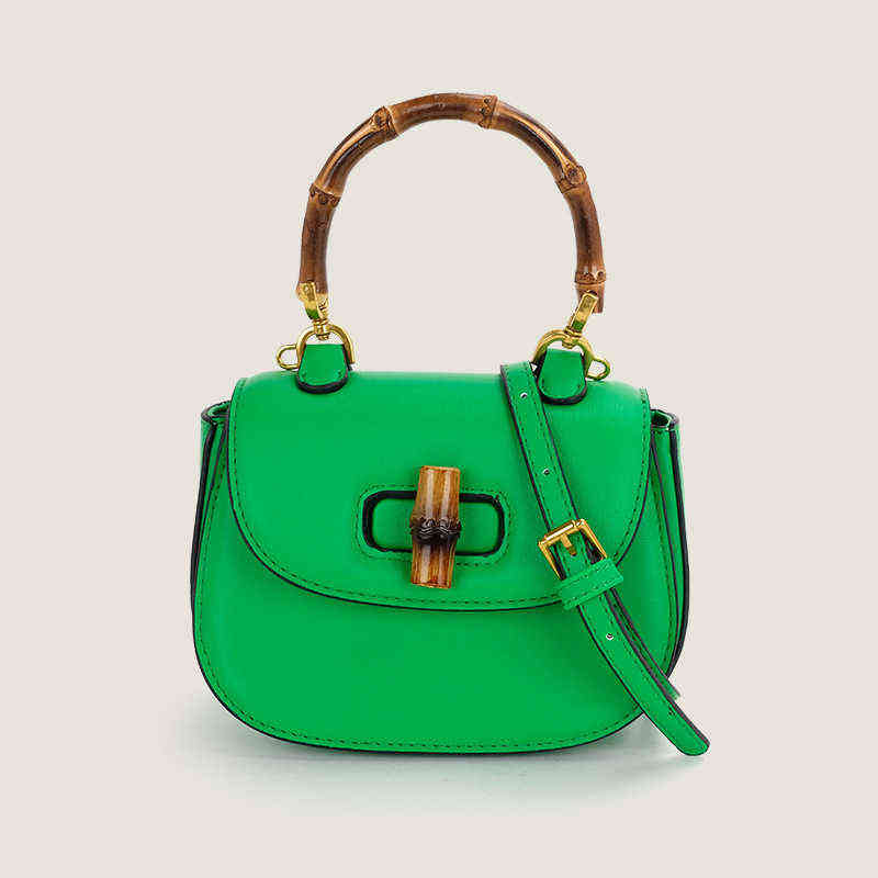 

Handbag Bamboo saddle small women's 2022 new hand Shoulder Bag Messenger, White