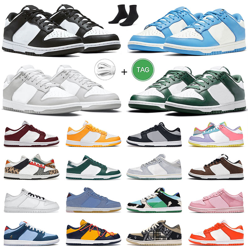 

classic mens women skate black white panda low dunks running shoes sneakers size 14 unc photon dust triple pink dunkes syracuse men sports trainers 36-48, A8 blue paisley