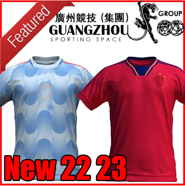 

22 23 Spain soccer jersey Camiseta Espana MORATA RODRIGO TORRES PEDRI world Cup RAMOS THIAGO INIESTA ALBA 2022 2023 home away football shirt men kids kit uniforms, 22 23 home