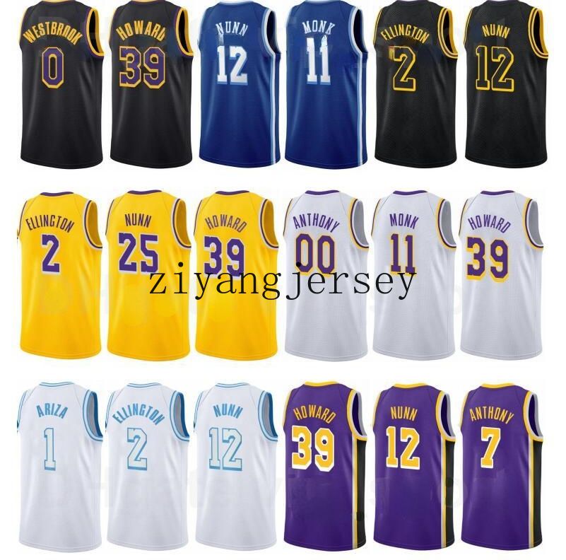 

Men Kids Women Dwight Howard Jersey Basketball 39 Malik Monk 11 Kendrick Nunn 12 Russell Westbrook 0 Carmelo Anthony 7 Trevor Ariza 1 Wayne 2022, 10