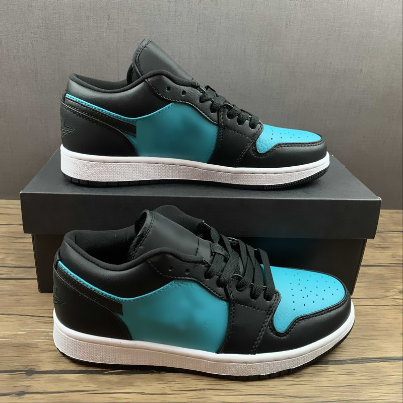 

Top Quality Shoes Jumpman 1 Low Black Turbo Green Tropical Twist classic LOW-top culture casual sports basketball shoes WHITE Leather Trainers Ship ShoeBox