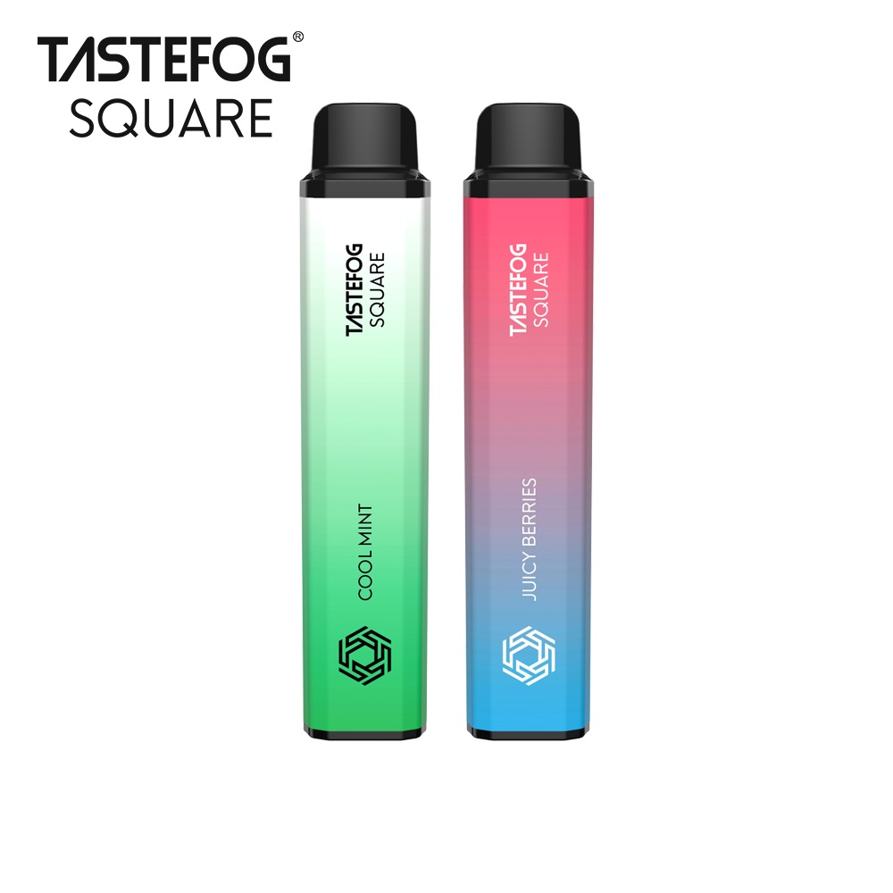 

Tastefog SQUARE Rechargeable 3500puffs Disposable Vape Electronic Cigarette 10Flavors 10ml