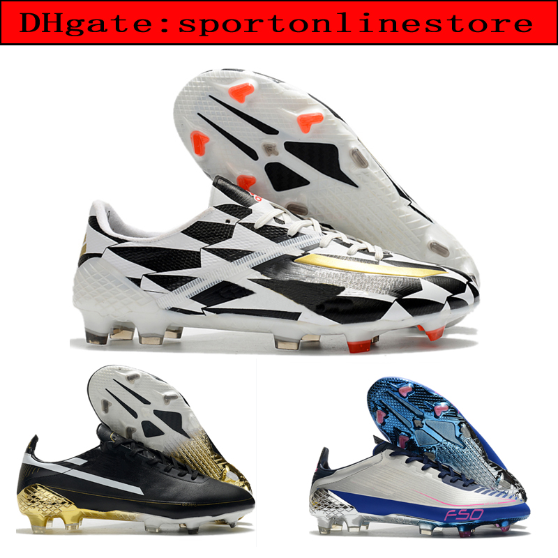 

top quality mens soccer boots X F50 GHOSTED ADIZERO HT FG football shoes ghosted memory lane outdoor cleats scarpe da calcio Breathable, Color 3