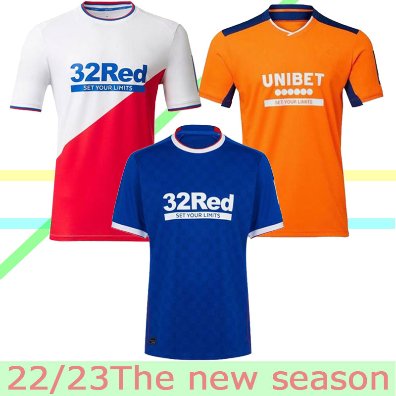 

2022 2023 Rangers 150th Anniversary Soccer Jerseys third away Glasgow TRAINING CHAMPIONS 55 DEFOE HAGI BARKER TAVERNIER 22 23 Football Shirts Men kids kit tops home, Adult shirt
