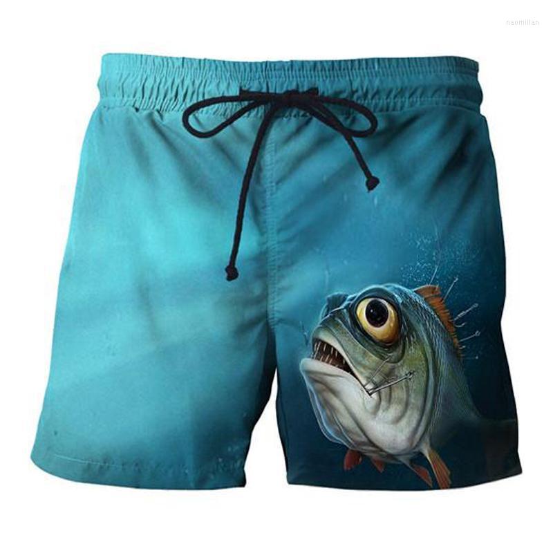 

Men's Shorts Fashion Summer Men's Funny Fish 3D Surfing Short Beach Men Casual Quick Dry Sports Pants SwimwearMen's Naom22, Dkk074