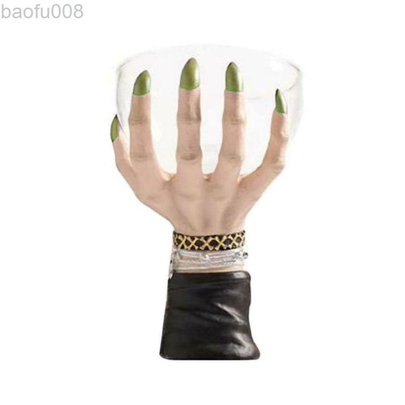

1Pc Witch Hands Pedestal Snack Bowl Stand Desktop Ornament Resin Crafts Halloween Party Table Decoration Dessert Rack Home Decor L220809