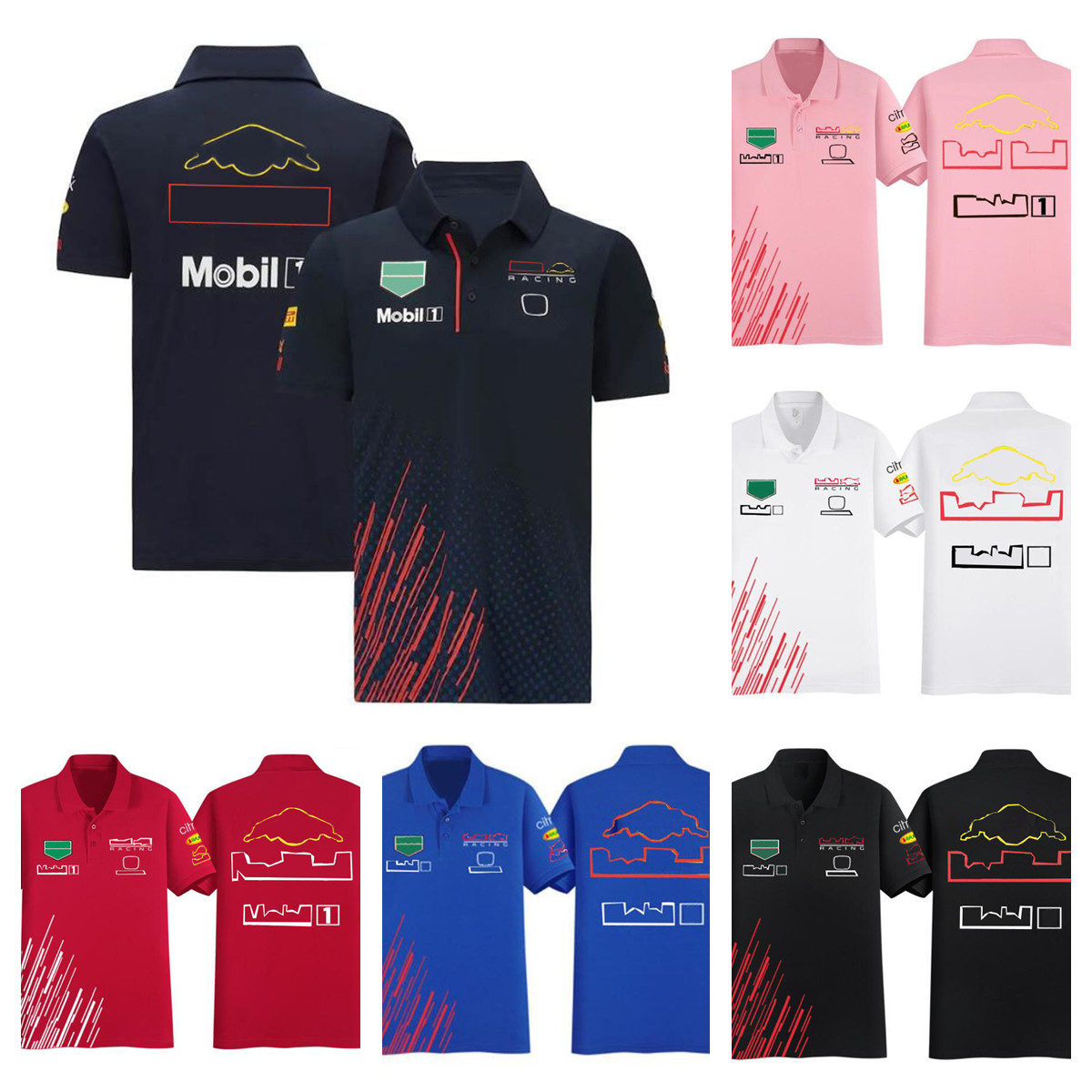 

Motorcycle racing polo suit summer team short-sleeved shirt same style customization