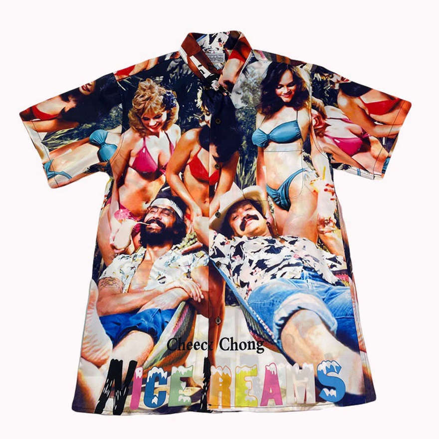 

Beautiful Dreams Hawaii Overshirt Men Women High Quality T-shirt Wacko Maria Beach Style Movie Poster Shirt Top Tees