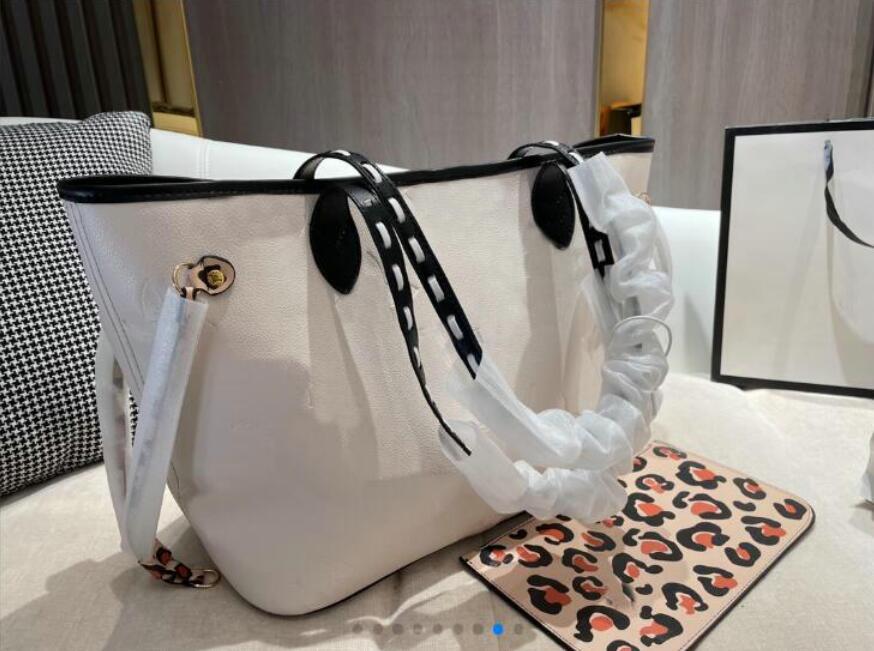 

B-2 Designer Leopard MM PM Tote Shopping bags Lady Artsy Crossbody Purse Messenger Bag 2-piece set Multi funcito handbags Women Clutch hand bag, Not sending products