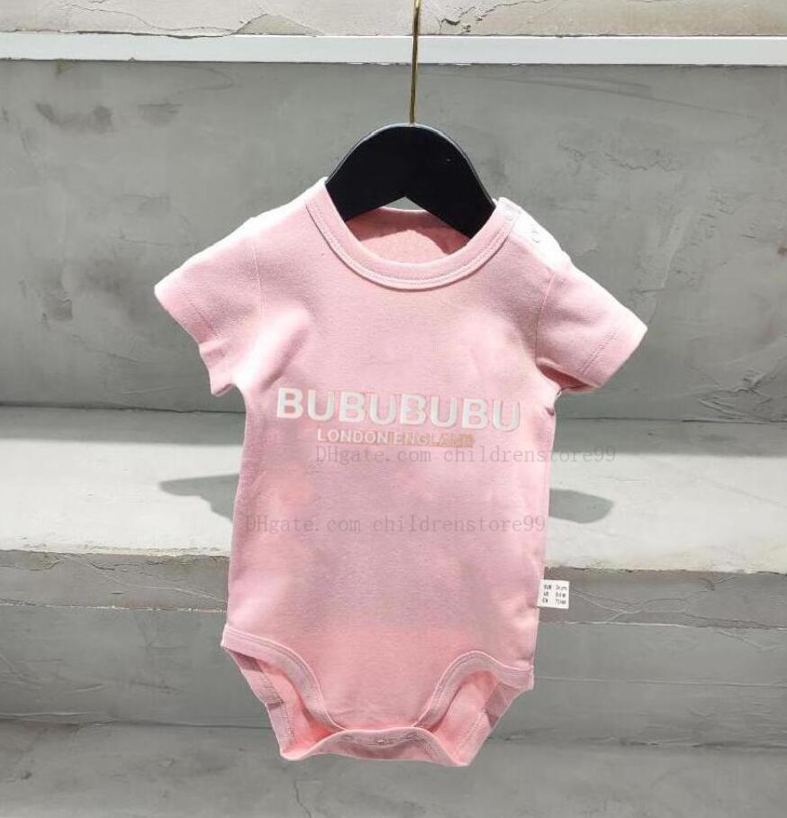 

Newborn Baby Rompers Summer Short Sleeved Jumpsuit Infant Boys Girls Cartoon Brand Kids Clothing Pajamas, #g1
