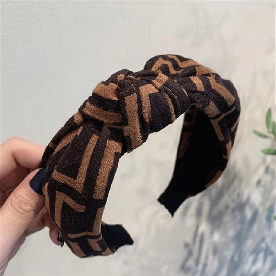 

Luxury Designer Headbands Hair Bands For Women Girl Brand Colorful Headband Letter Head Wrap Simple Broadside D2112202Z253f
