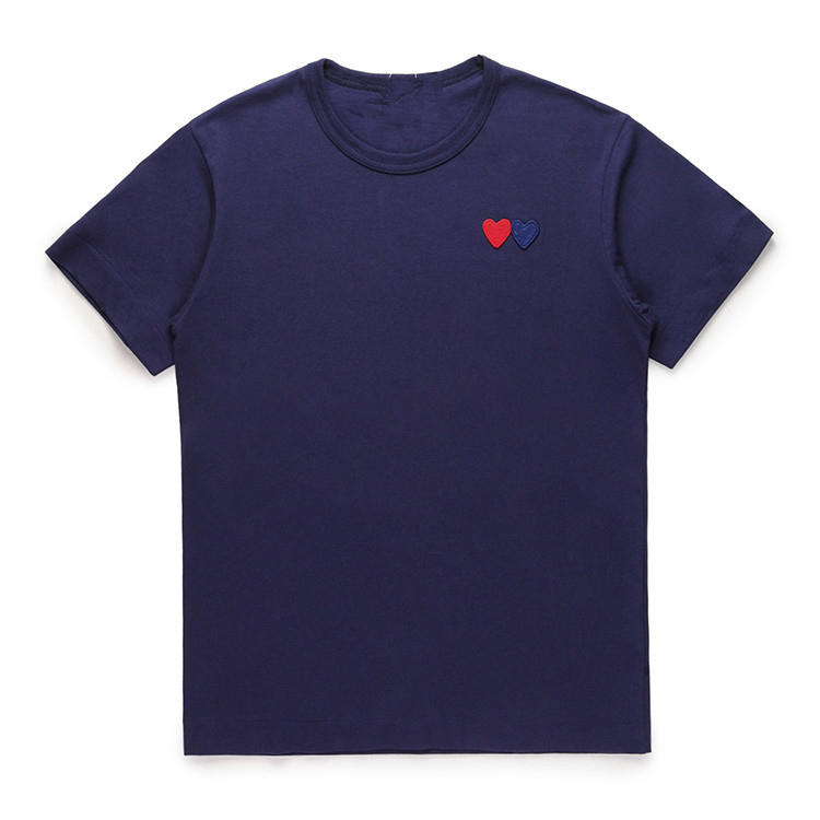 

Play Mens T Designer CDG Embroidery Red Heart Commes Des Shirt Casual Women Shirts Badge Quanlity TShirts Cotton Short Sleeve Summer Loose Oversize Tee 5AKM, 10