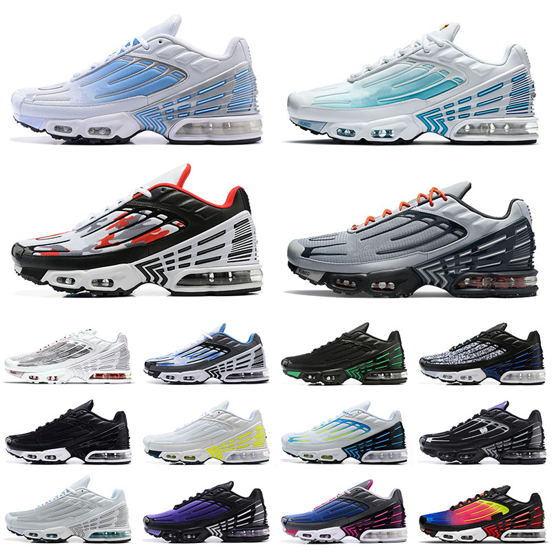 

Big Size US 12 tn plus 3 men women running shoes Obsidian Laser Blue Breathable Black White Wolf Grey Topography Pack Purple Nebula trainers Crater sports sneakers tns, 39-45 obsidian