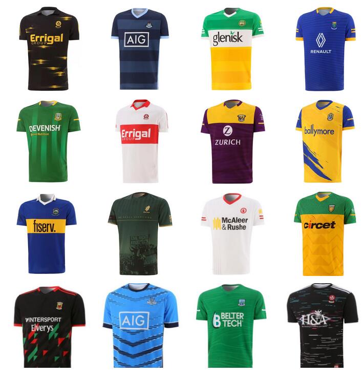 

22/23 GAA Rugby Jerseys Kilkenny KERRY TYRONE MEATH FERMANAGH DERRY ROSCOMMON DONEGAL MAYO CORK GALWAY Ath Cliath GAILLIMH TIPPERARY CIOBRAIO ARANN SHIRTS 22, 2022