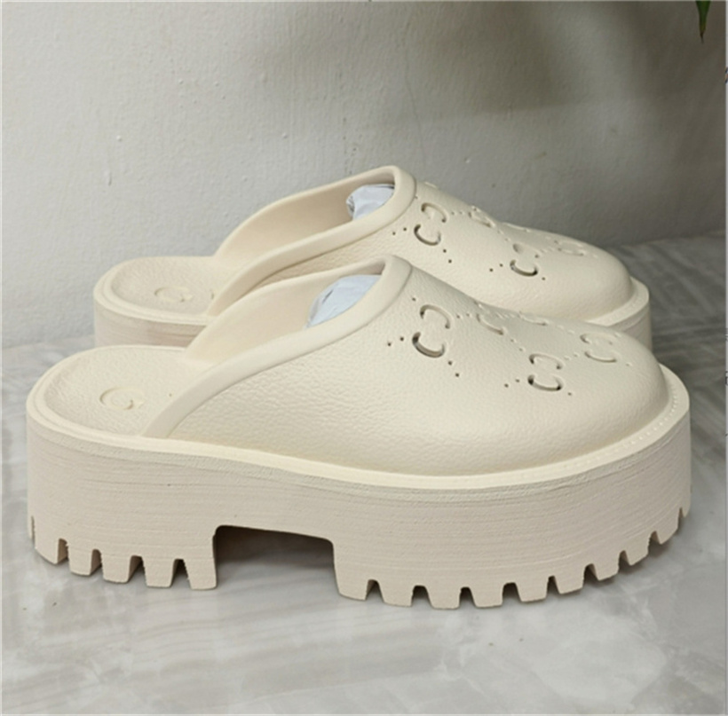 

2023 fashion Brand Slippers Women Platform Designer Sandals Transparent Materials Fashion brand Beach womens slippers, # 1
