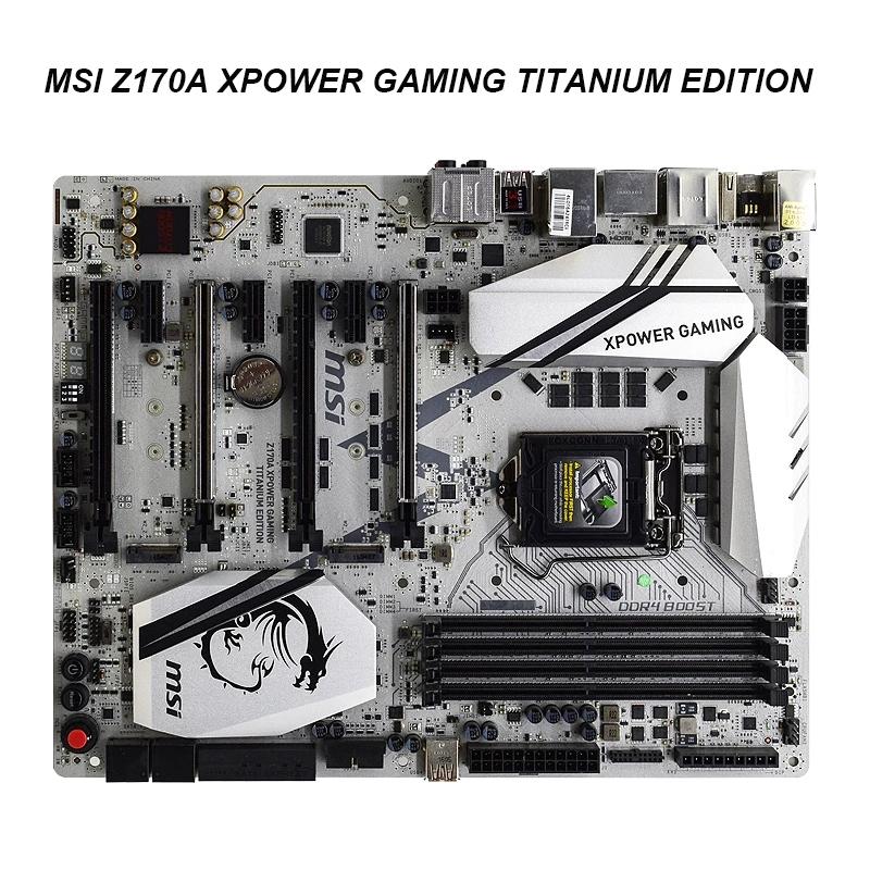 

Motherboards For MSI Z170A XPOWER GAMING TITANIUM EDITION PC 1151 Z170 With M.2 Desktop Original Used Motherboard