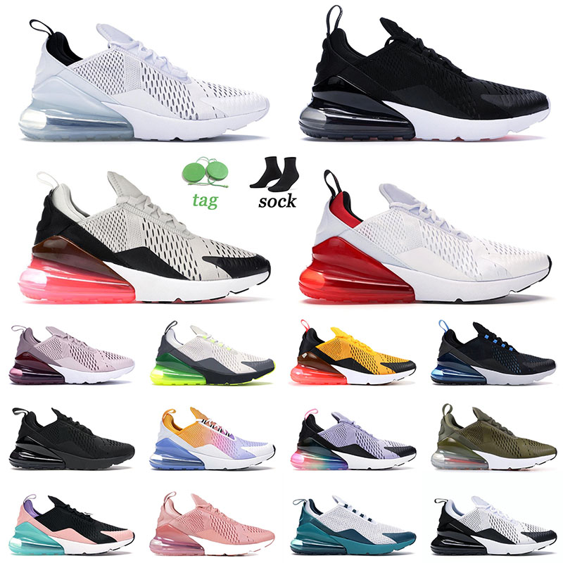 

Top OG 270 Sports Running Shoes Big Size 49 Triple White Black Light Bone University Red Tiger Photo Blue Men Women 270s 27C Trainers Sneakers 36-49, A28 white mesh 36-45