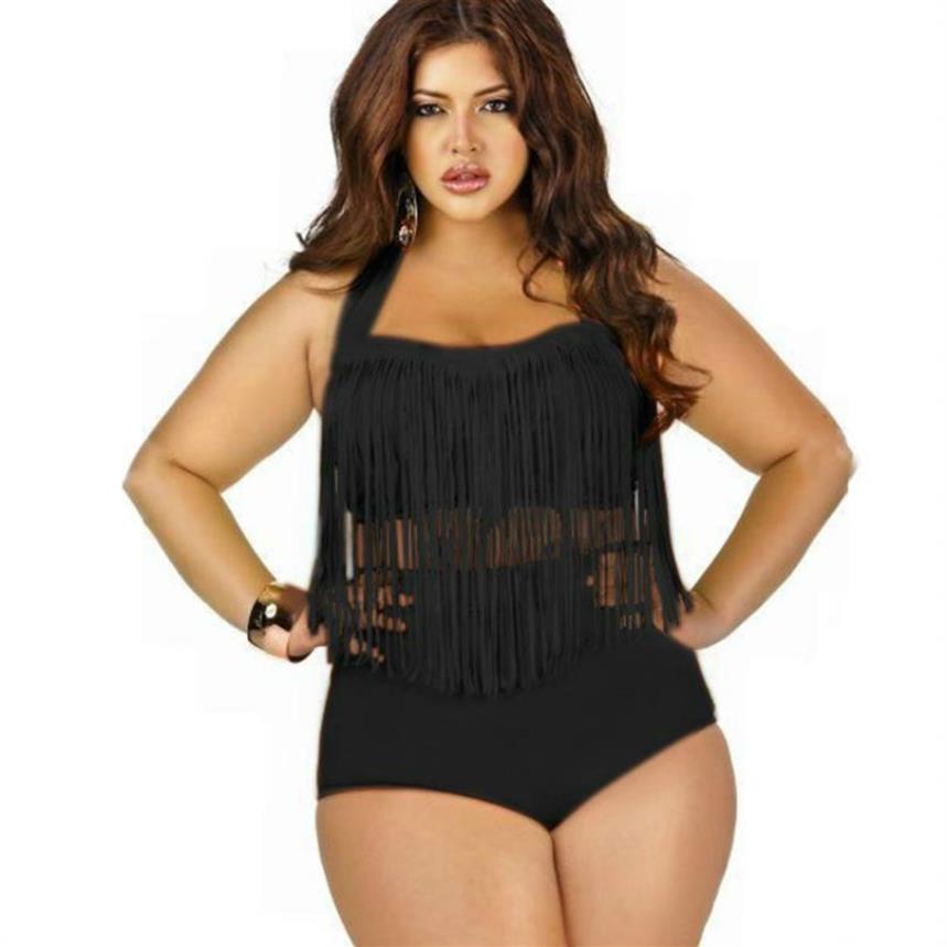 

High Waist Bikini Set Plus Size Swimwear Women Swimsuit Halter Sexy Push Up Bikini 2020 mujer Bathing Suit Beach Swim Wear Black2654, White