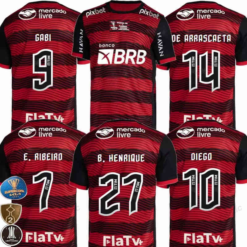 

t shirt designer Men's T-Shirts kids Camisa futebol Flamengo Vest 2022 23 Home Away woman soccer jersey DIEGO B.HENRIQUE GABI E.RIBEIRO Football Shirt Kit JWN5, Extra not product