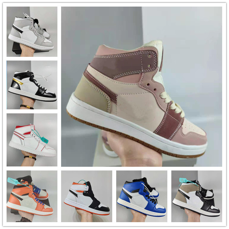 Fashion Jumpman Men Women Sneaker Shoes 1s High Top Lace-Up Og Casual Flats Outdoor Unisexe Zapatos Skateboard Sports Shoe 36-44