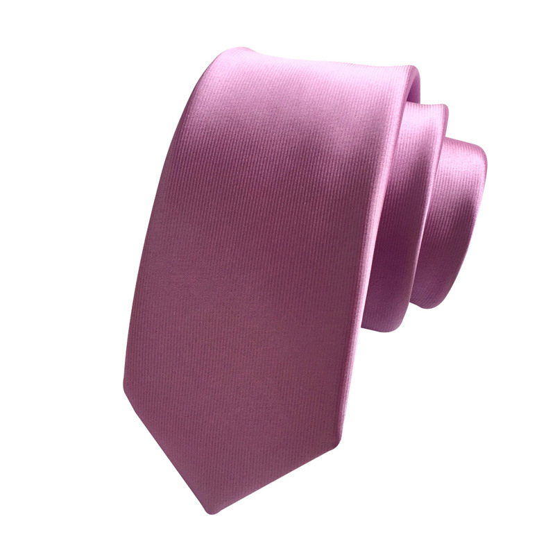 Silk Slim Men Ties Fashion 6cm Skinny Stripe Dot Floral Neck tie for men Woven Formal wear business wedding party 45-image-763204105