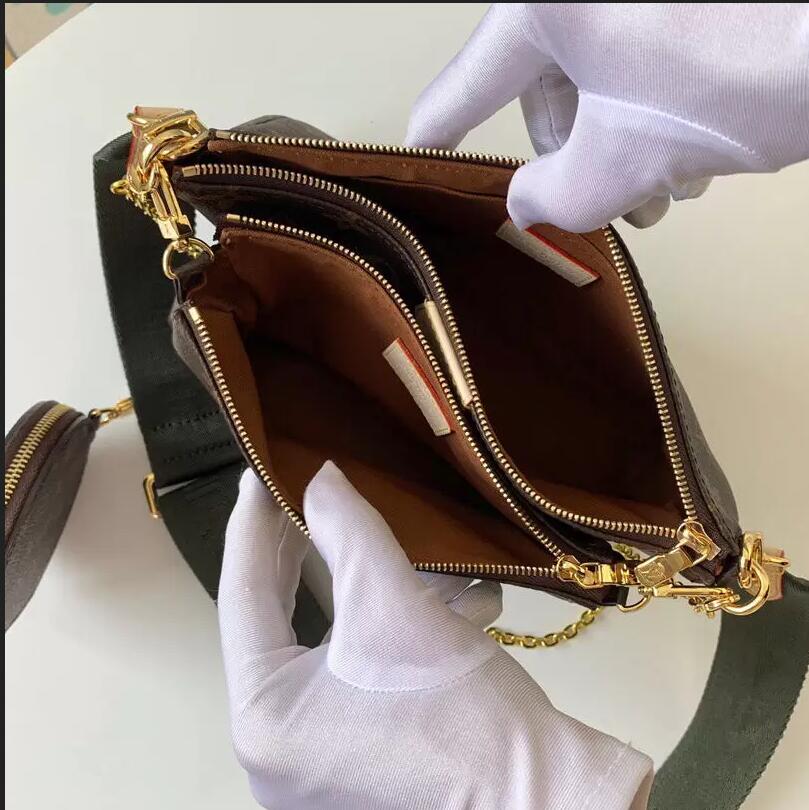 

2022 Women bag Favorite Genuine Leather Handbags Purses Flower 3pcs Crossbody Shoulder Bags1, Logo