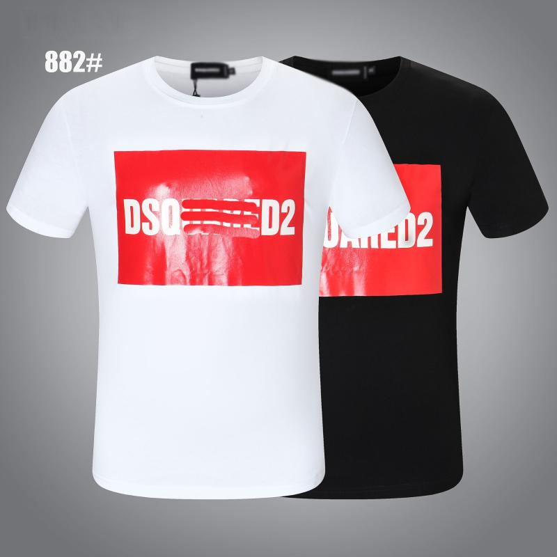 

Men's T-Shirts Summer1964 Men/Women Hip-Hop Round Neck Short-Sleeved T-shirt Cotton Locomotive Letter Printing Casual Tee Uared2 882#Men's T, Black