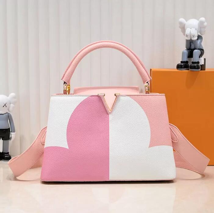 Designers Femmes Sac à main Top Qualité Patchwork Modèle Fourre-tout Sacs Luxurys Bourse Mode Véritable Cuir Classique Femme Sacs à bandoulière